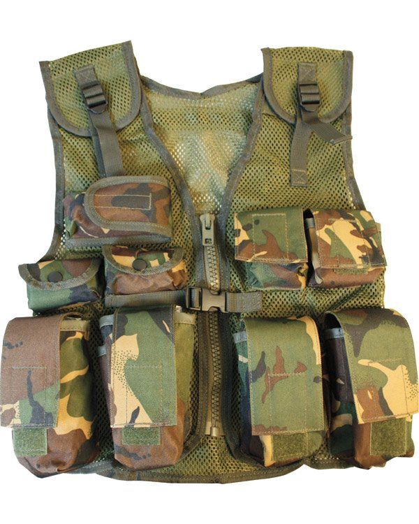 Kinder Combat vest Britse camo