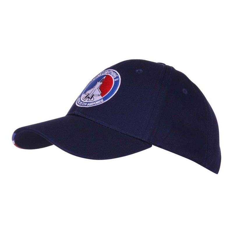 Kinder baseball cap F-35 Royal Dutch Air Force blauw 
