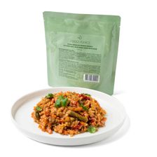 Kip en groente met rijst