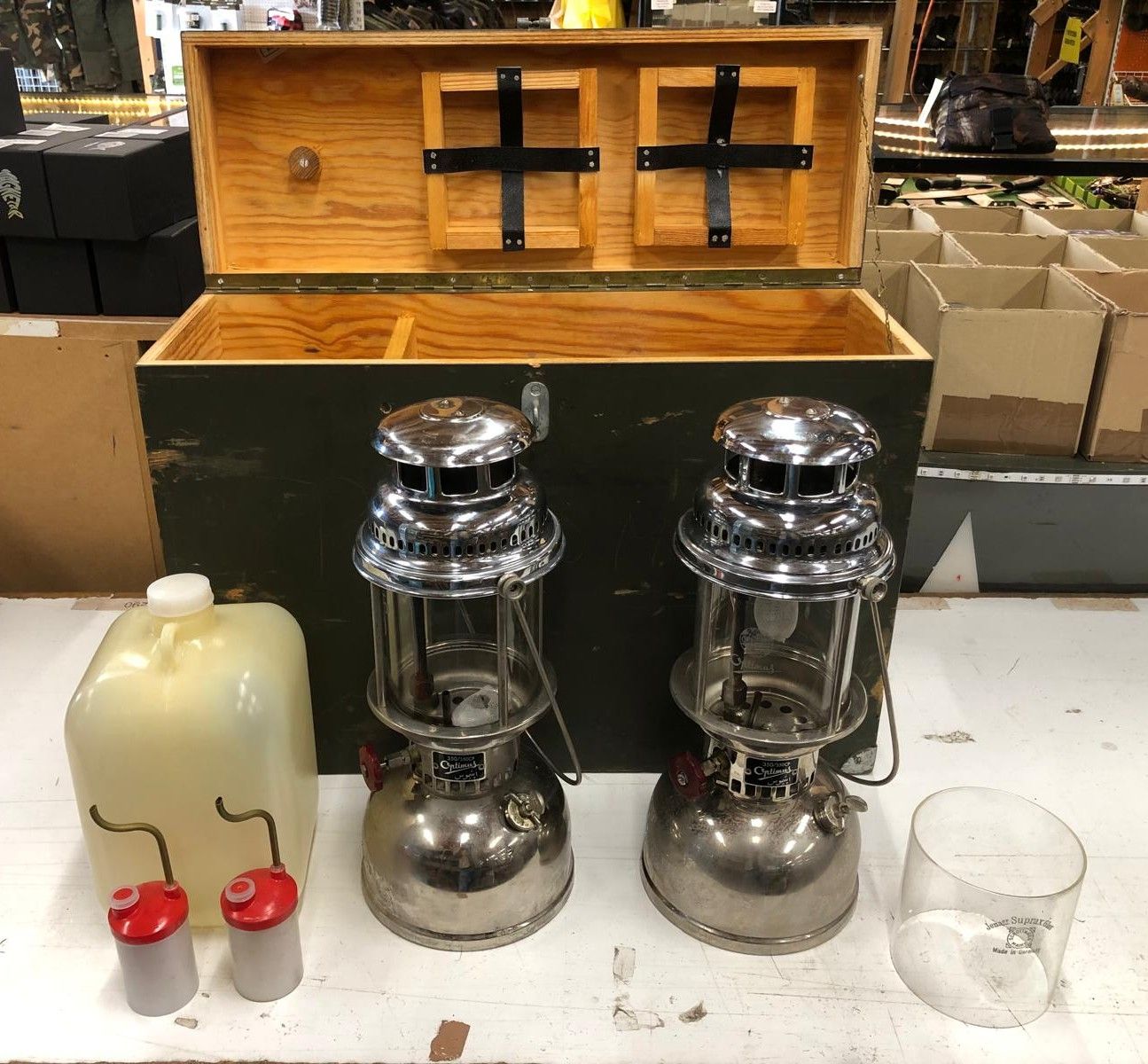 Optimus 1550 G, 2 stuks in in kist, set 2