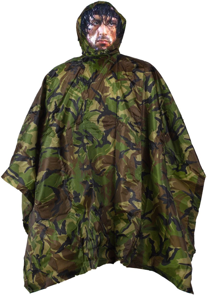 Poncho Ripstop Britse camo