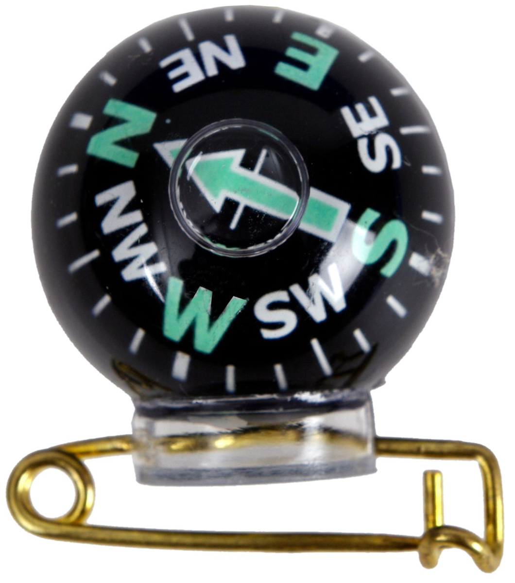 Kompas met veiligheidsspeldje