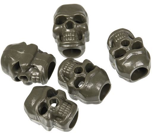 Koordstopper Skull 10 stuks groen