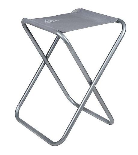 Klap krukje staal Bo-Camp grijs 