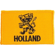 Embleem opstrijkbaar Holland / Nederlandse leeuw