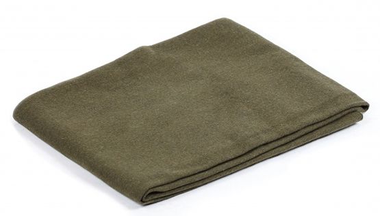 Deken wol 160 x 225 groen