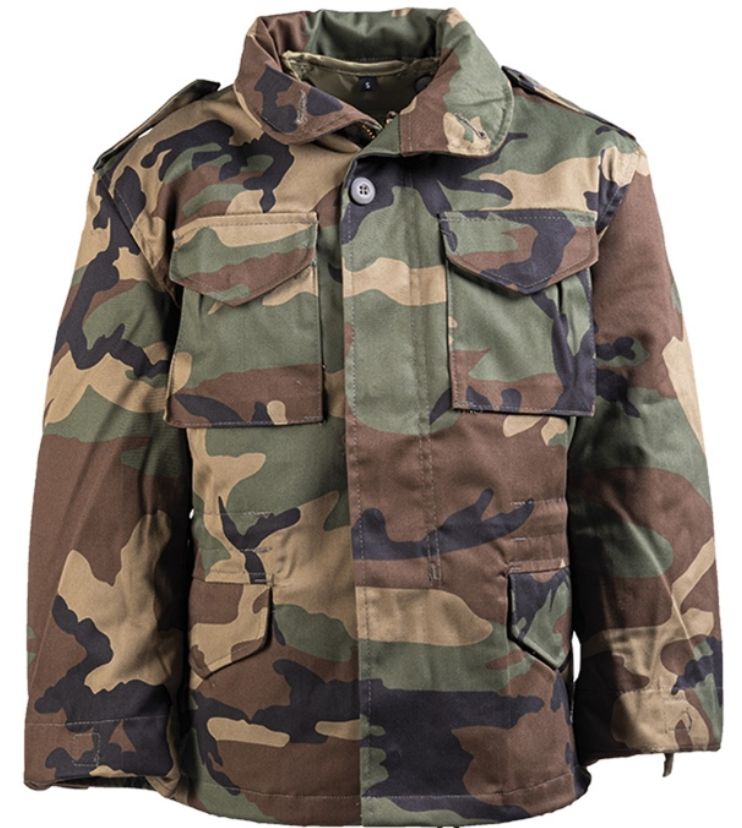 Kinder jas M65 Woodland