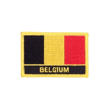 Embleem opstrijkbaar Belgische vlag