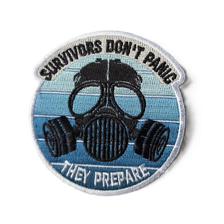 Embleem opstrijkbaar Preppers badge