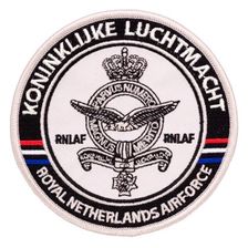 Embleem opstrijkbaar KLu RNLAF
