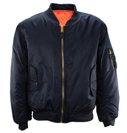 MA-1 Bomber jack blauw