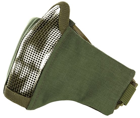 Airsoft gezicht masker Mesh Skull groen