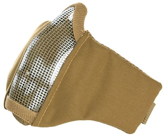 Airsoft gezicht masker Mesh Skull Coyote