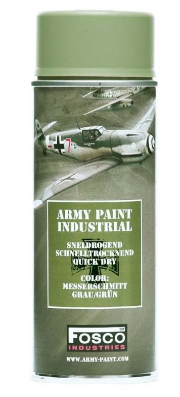 Verf spuitbus 400 ml. groen, Messerschmitt Grau-Grün