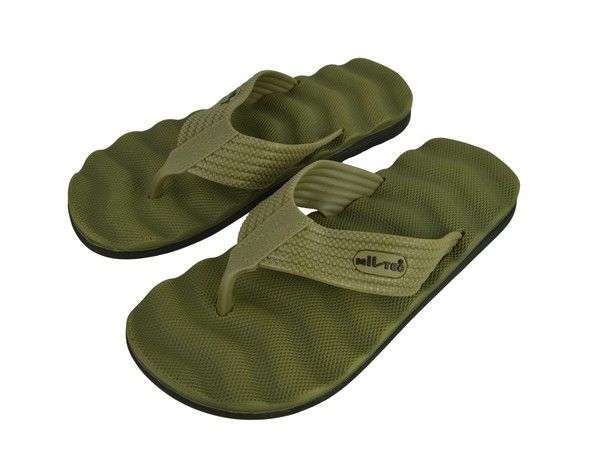 Teenslippers groen