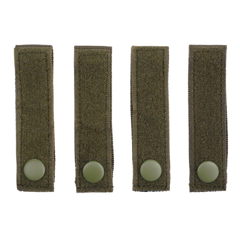 Molle straps klittenband 4 stuks groen