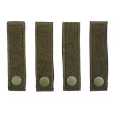 Molle straps klittenband 4 stuks groen