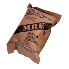 MRE rantsoen 2 rundvlees verknipt in BBQ saus