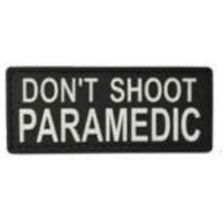 Embleem PVC Don't Shoot The Medic wit