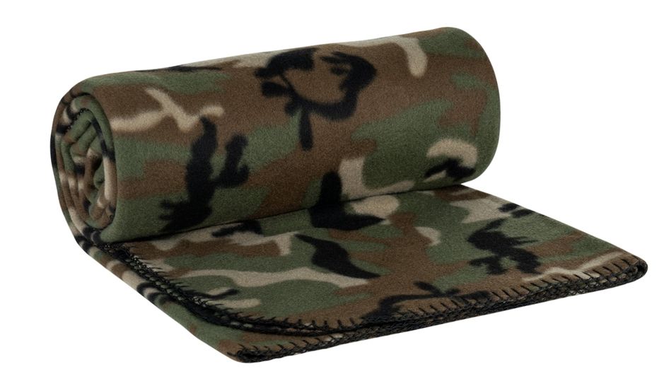 Fleece deken 130 x 170 Woodland