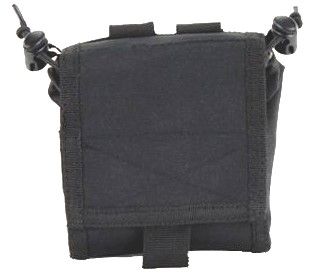 Dump pouch opvouwbaar zwart 