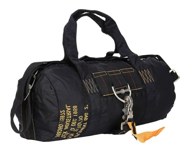 Parachute tas 2/piloten tas zwart 