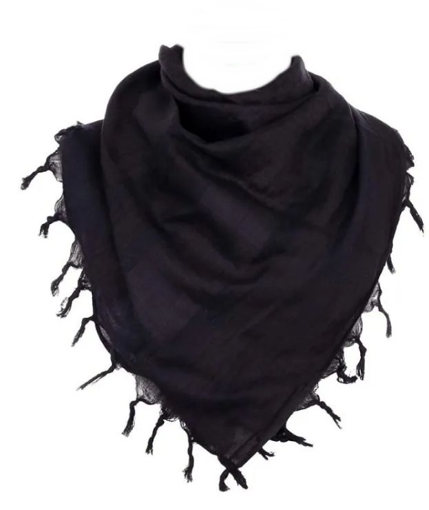 PLO sjaal zwart