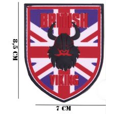 Embleem 3D PVC British Viking #1085 color 