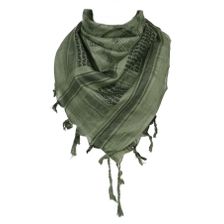 PLO sjaal handgranaat + zwaarden, groen/zwart 