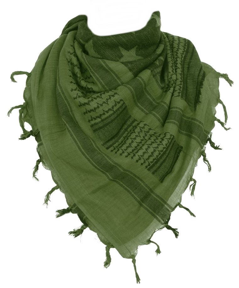 PLO sjaal Star groen 