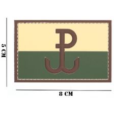 Embleem 3D PVC Polish Special Forces #1113 multi