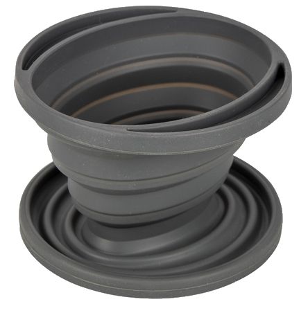 Koffie filter houder opvouwbaar grijs