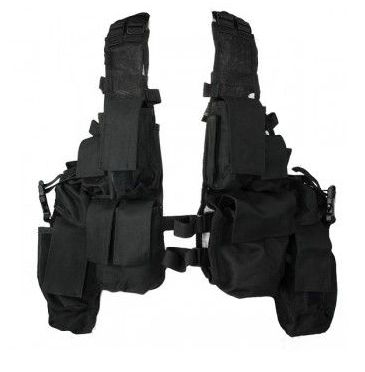 Tactical vest zwart 