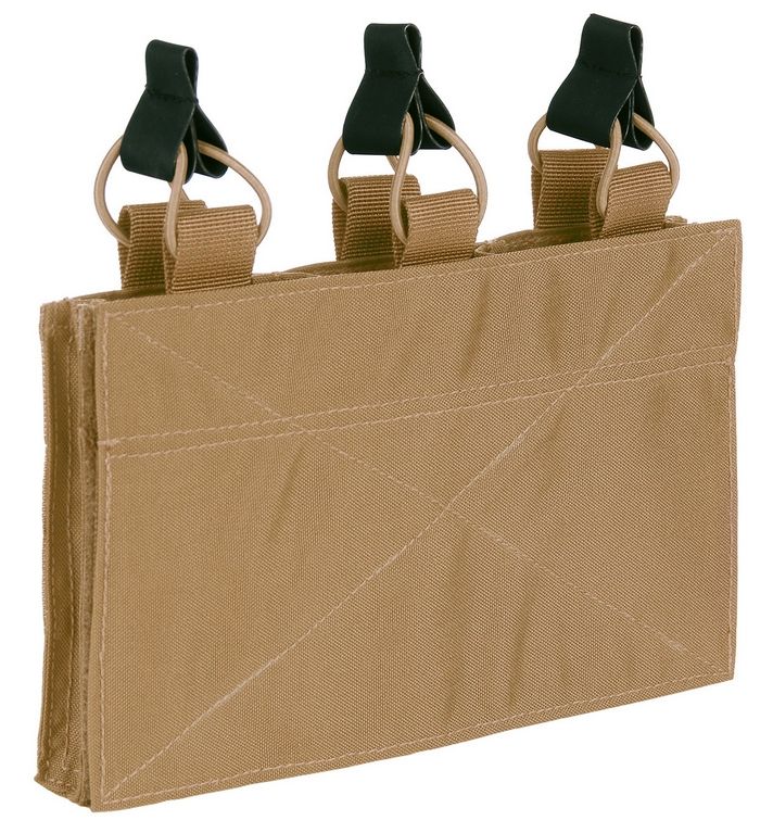 TF-2215 Triple M4 pouch with hook and loop panel coyote