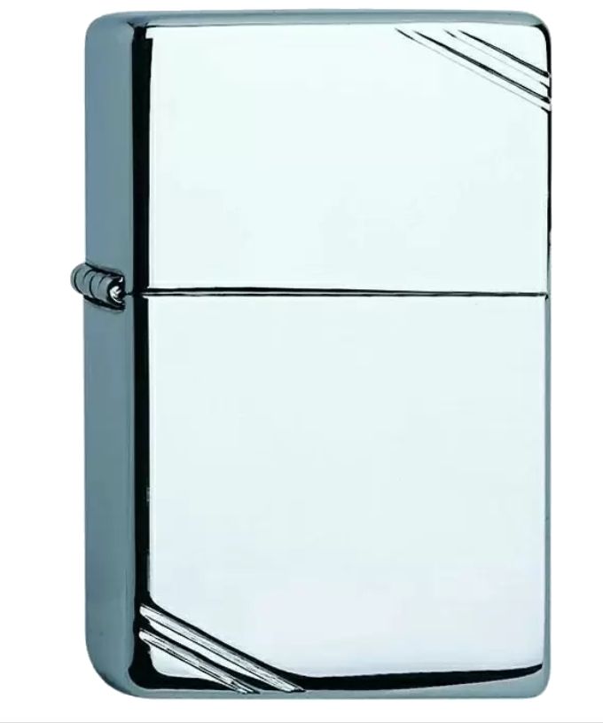 Zippo Vintage Chrome Polished