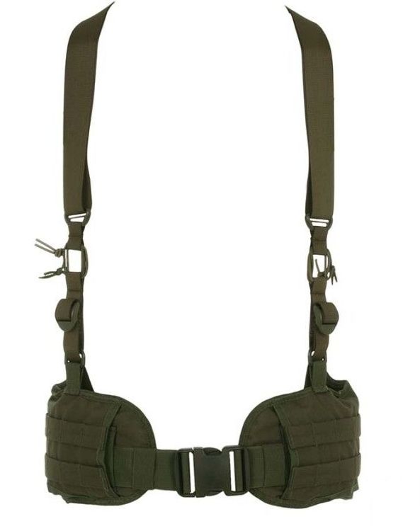 Combat Belt Molle met schouderbanden groen