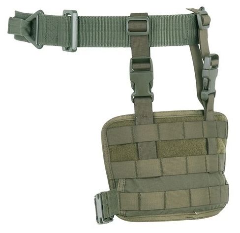Molle been paneel Cordura groen