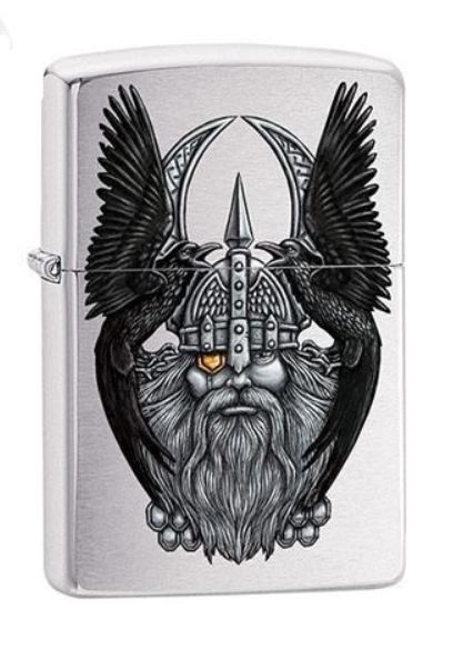 Zippo Odin met raaf
