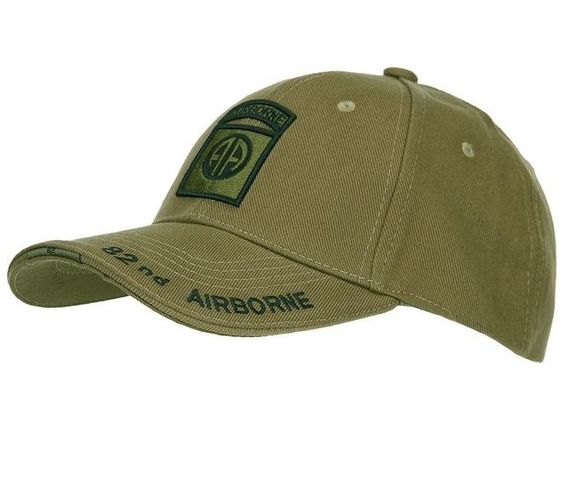 Baseball cap 82nd Airborne Subdued groen