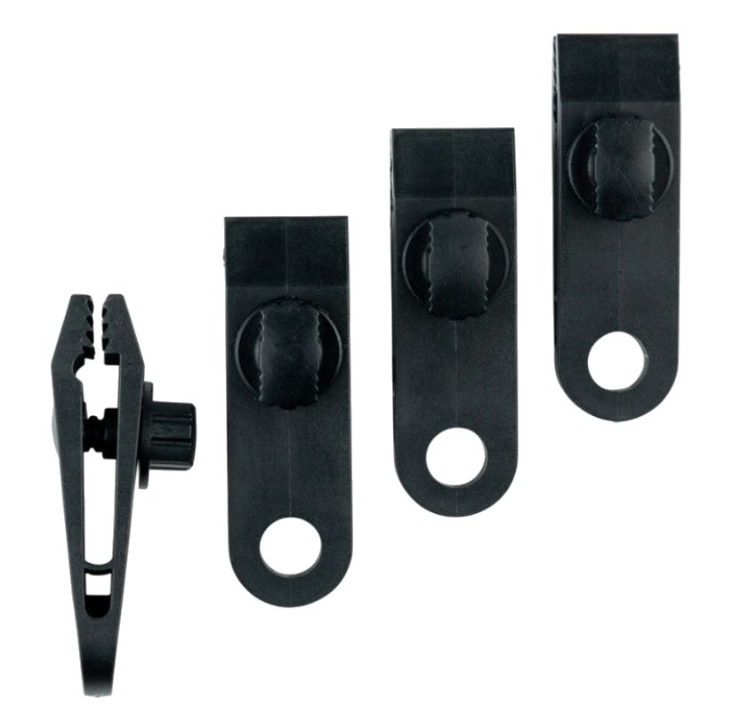 Span clips voor tarp of zeil 4 stuks