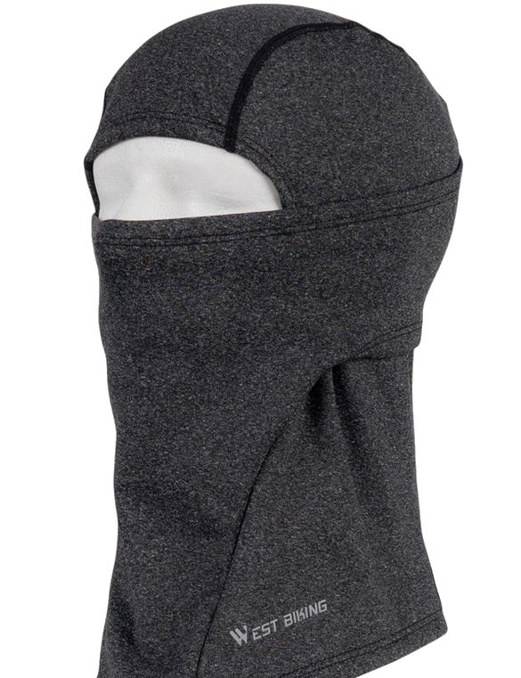 Bivakmuts 1-gaats stretch grijs