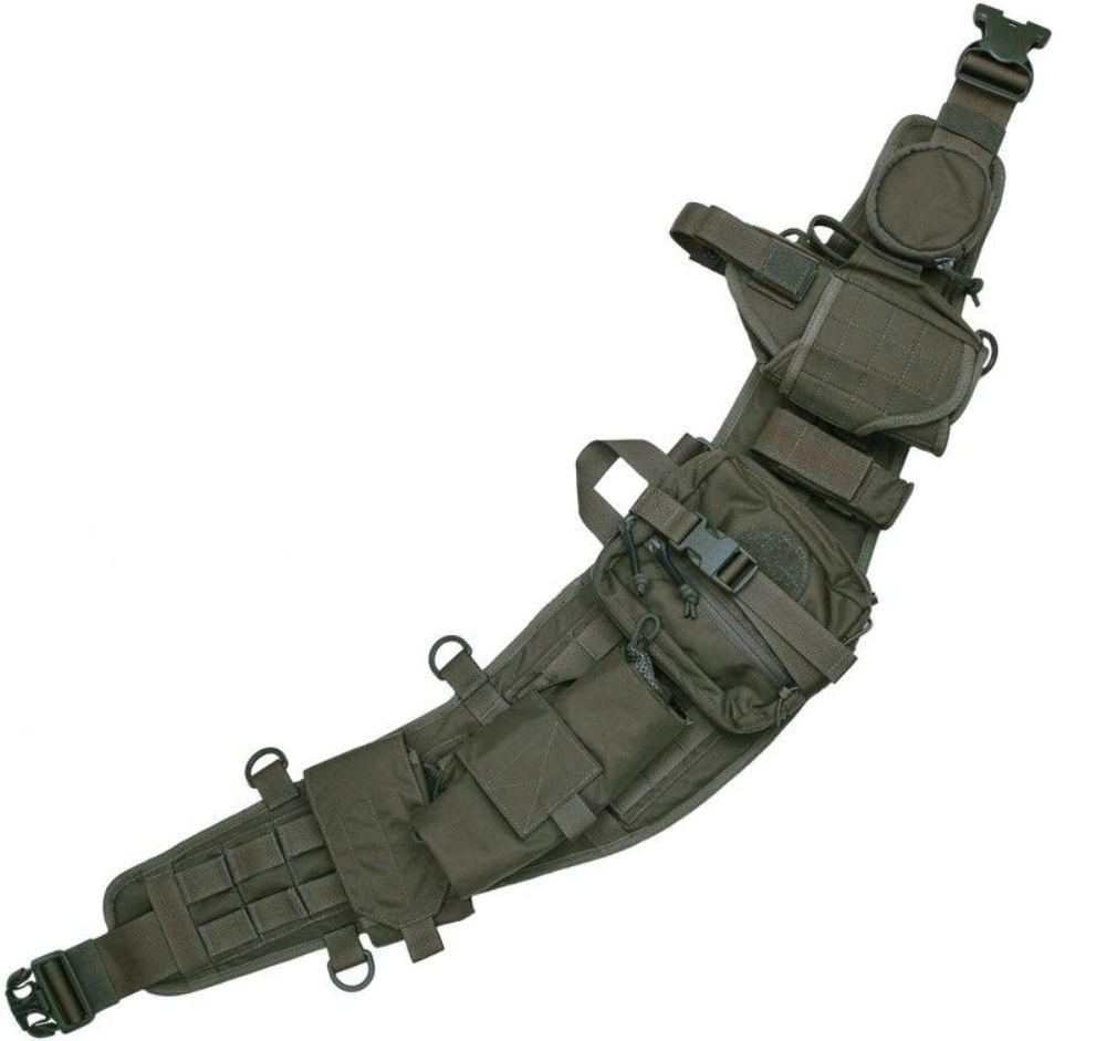 Combat Belt Molle set Ranger Green