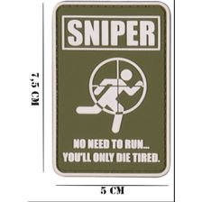 Embleem PVC Sniper