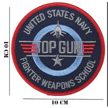 Embleem stof Top Gun Fighter Weapons School #5024