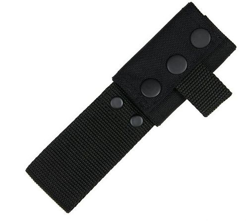 Short baton houder Cordura zwart 