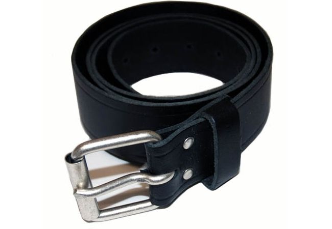Riem Fosco leer 38 mm zwart