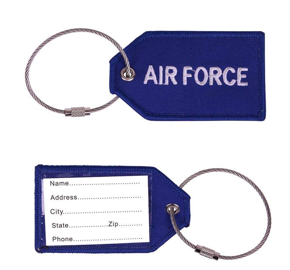Bagage label Air Force blauw