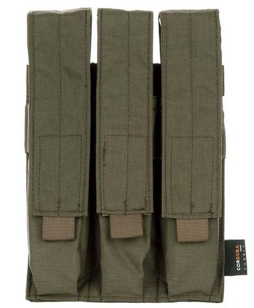 Opbouwtas magazijn pistool 3x dicht/open groen