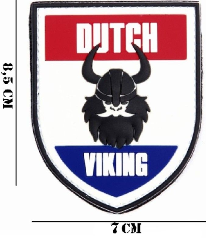Embleem 3D PVC Dutch Viking #2094 color 