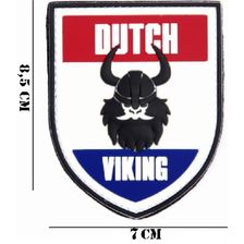 Embleem 3D PVC Dutch Viking #2094 color 